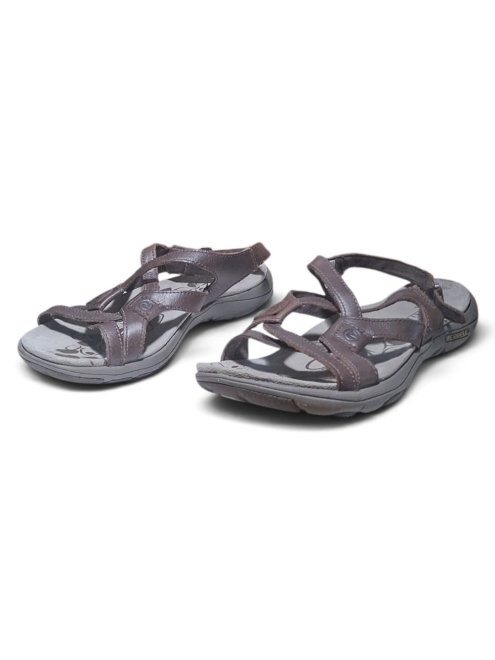 Merrell Agave 2 Lavish Strappy Comfort Sandals Women's Brown US Size 7